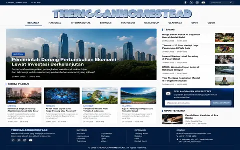 Mengulas Peran Therigganhomestead.com Sebagai Media Berita Online Terpercaya Di Indonesia